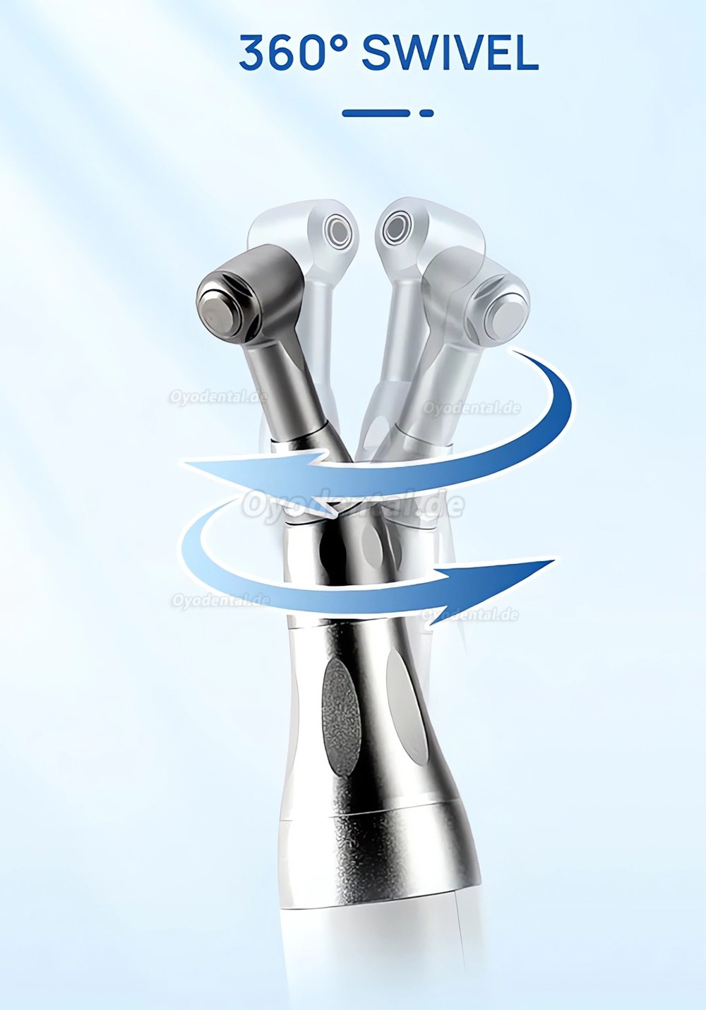 M3Pro Kabelloses Dental Prophylaxe Handst&uuml;ck 5 Geschwindigkeiten 360&deg; Rotation